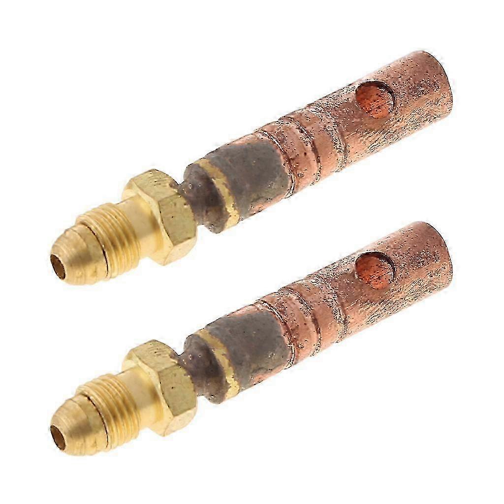2 Pieces TIG Welding Torch Fitting Connector Adapter Set - Durable Mixed Material for Optimal Welding Performance