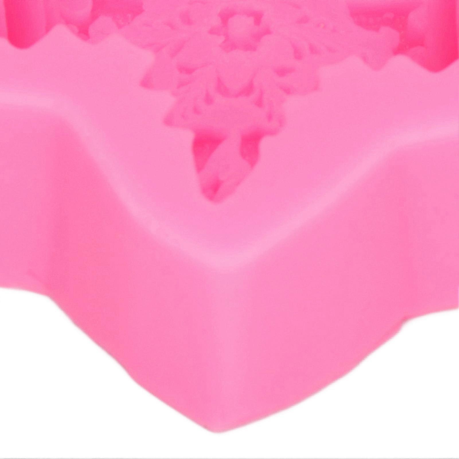 Fondant Molds 3D Snowflake Premium Material Durable Nonstick Elastic Widely Used Silicone Molds for Cake Chocolate Candy