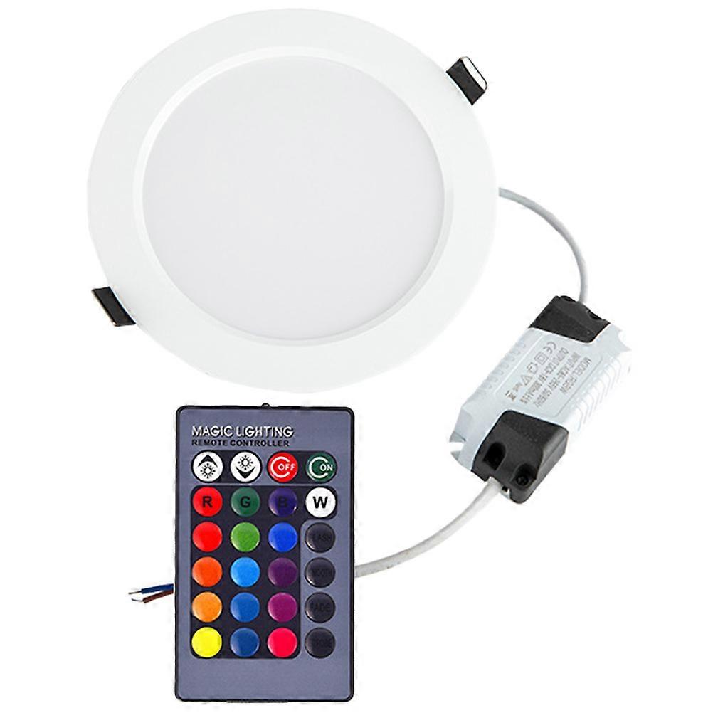 Smart RGB Recessed Lighting, Dimmable LED Downlight, Multi Color Ceiling Light for Home, Hotel, Shop, Restaurant – Energy Efficient, Heat Resistant