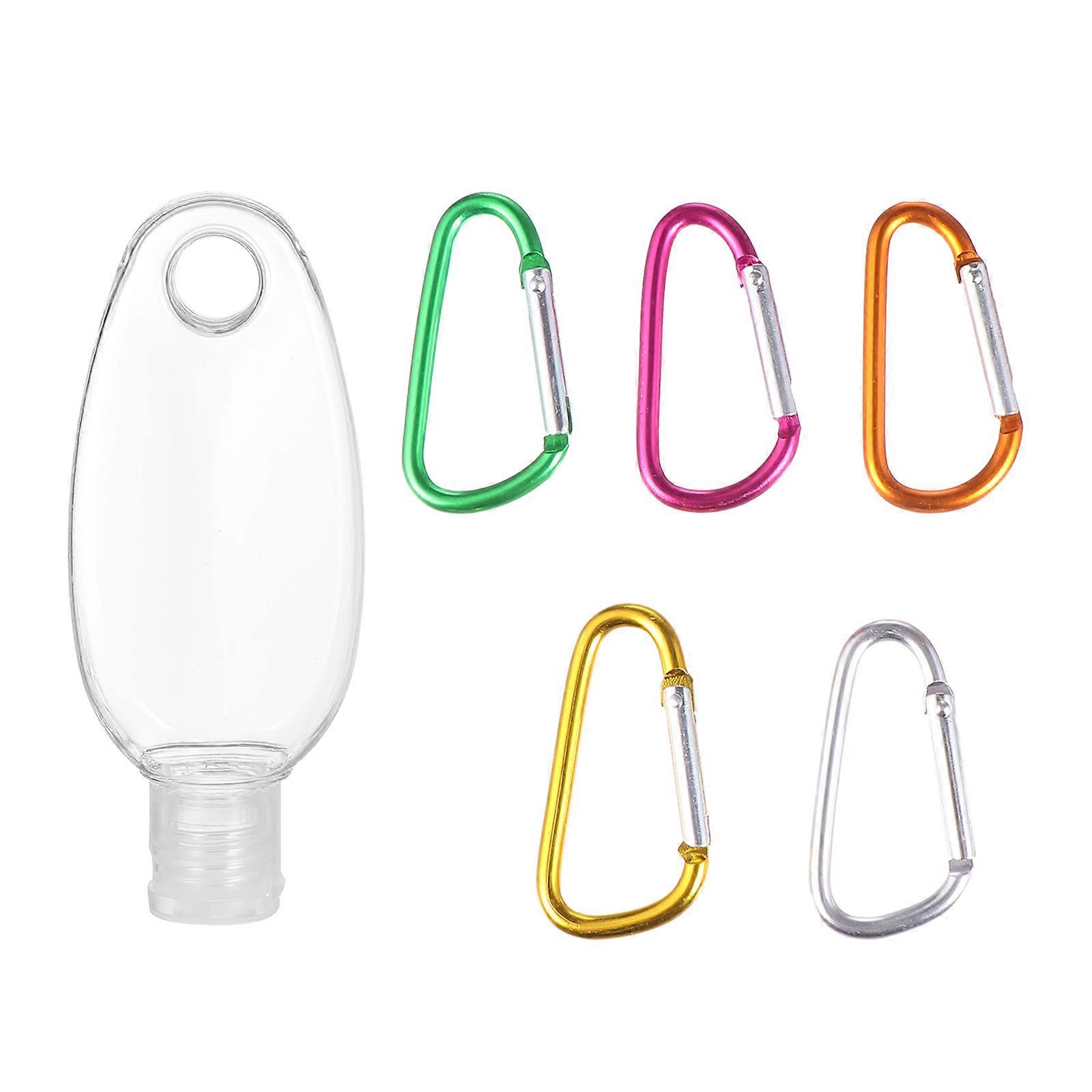 Portable Travel Bottles with Hanging Hook Design for Storage Use Made of PETG Transparent 10pcs