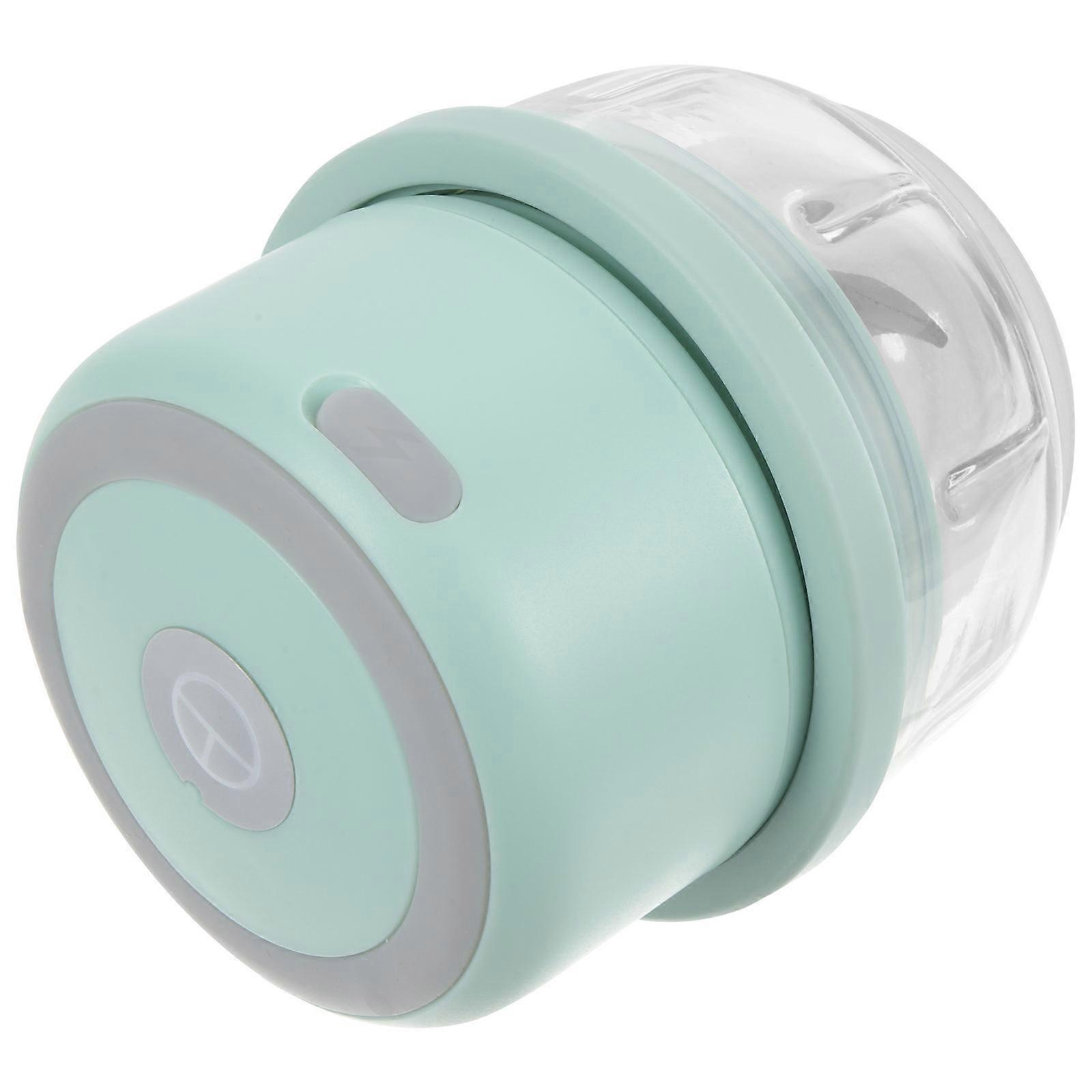 Electric Meat Mincer Multifunctional Food Processor For Home Use Green 150ml Capacity 1Pc