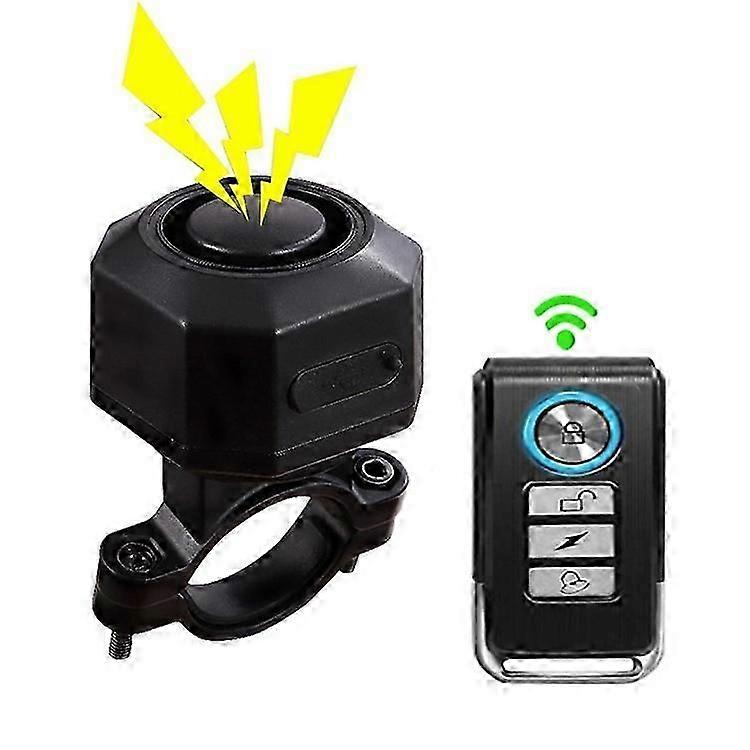 Wireless Bicycle Alarm USB Charging Bike Scooter Remote Control Anti-theft Detector Loud Sound Alarm