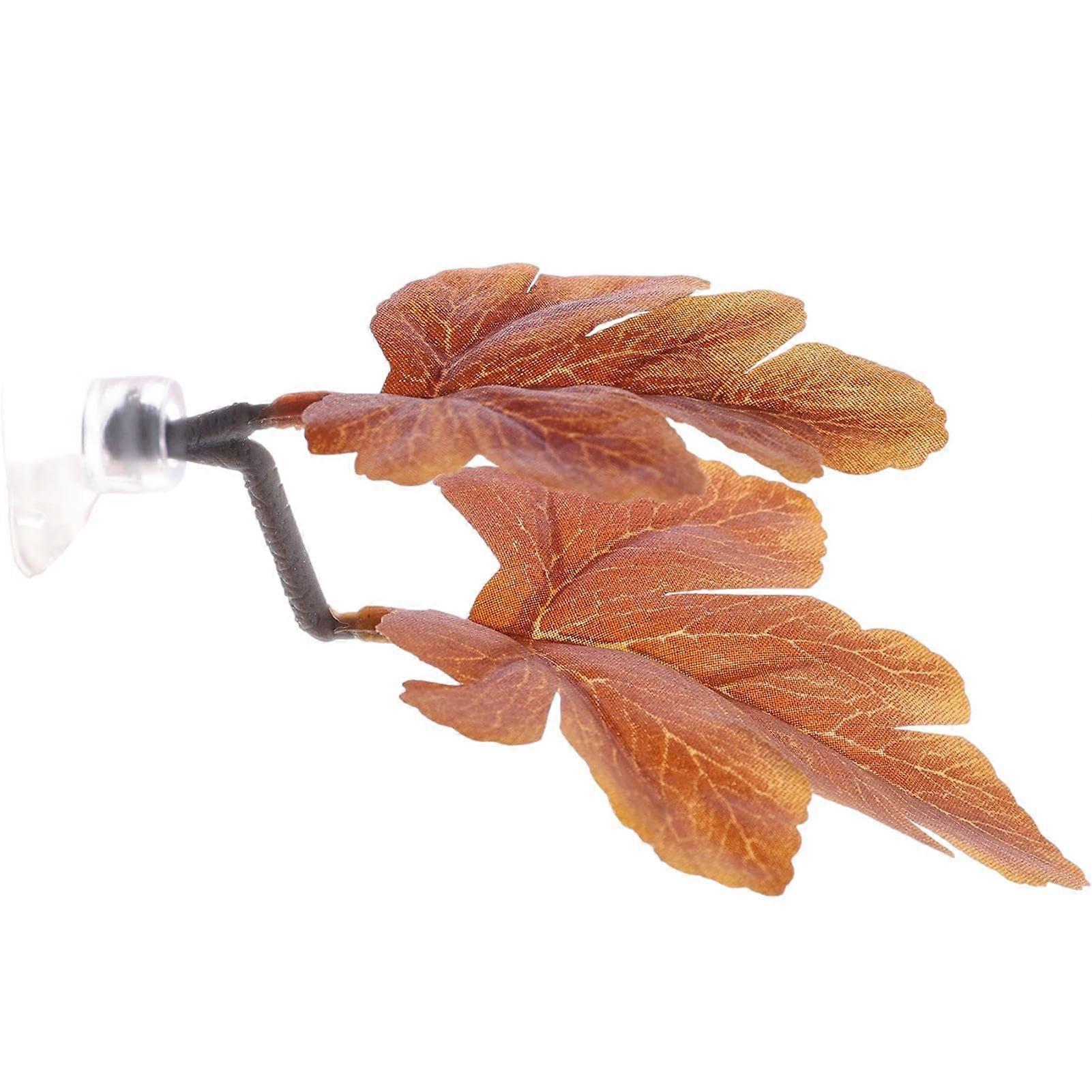 Betta Fish Fake Aquarium Plant: Model Xk5, Simulation Leaves With Suction Cup For Betta Tank