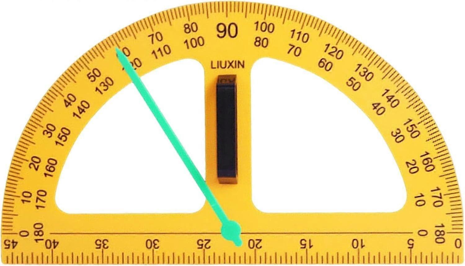 Large Teacher Protractor,Extra Large ABS Protractor,Teaching Tool