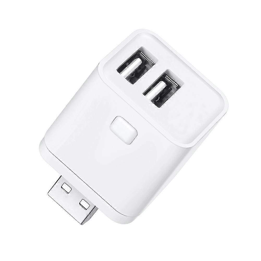 Tuya WiFi Smart Switch 2 Gang 5V Mini USB Power Adapter Compatible with Alexa and Yandex for Smart Life Control