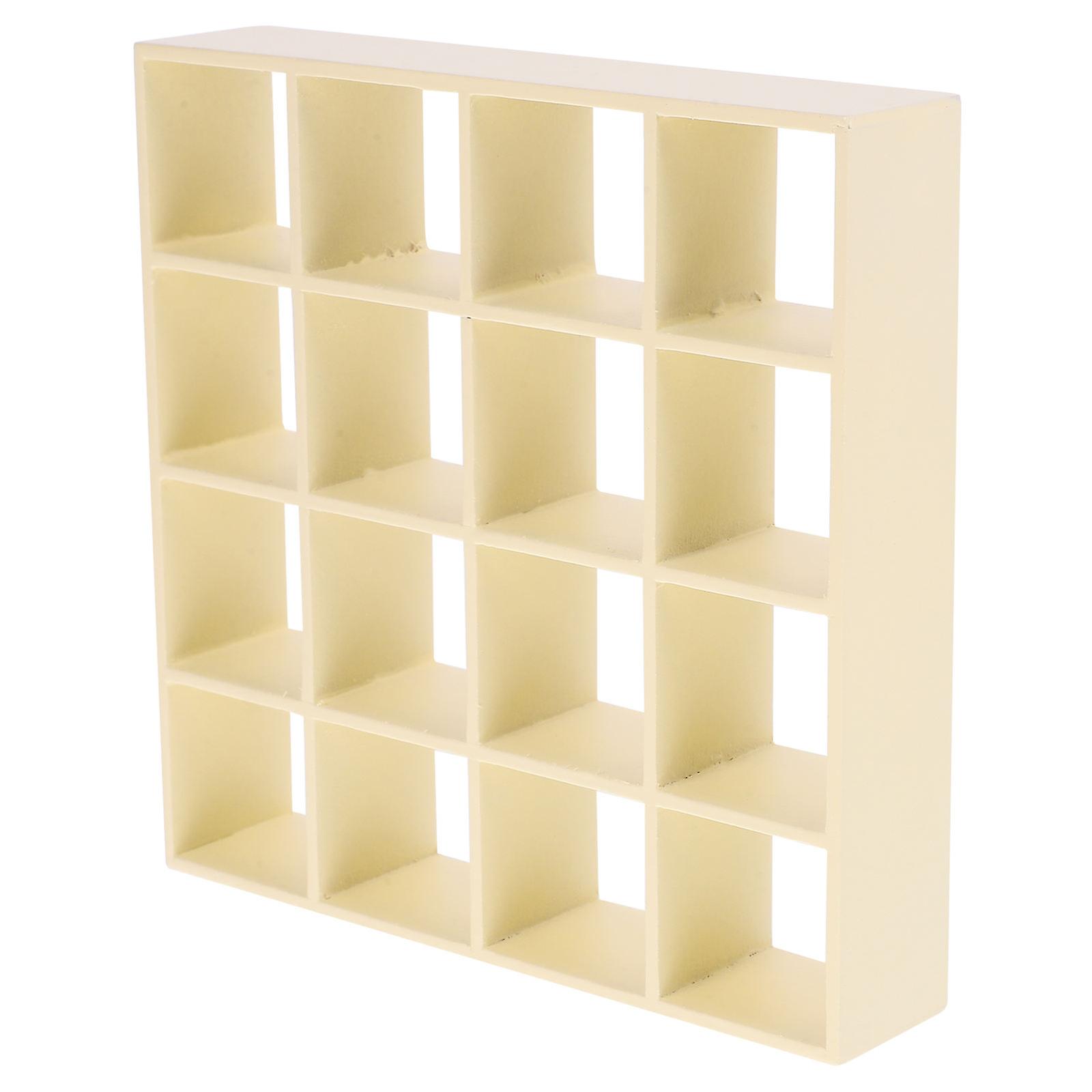 Miniature Storage Cabinet Mini Cabinet Model Diy Work Home Decoration Rectangular Wood 1Set