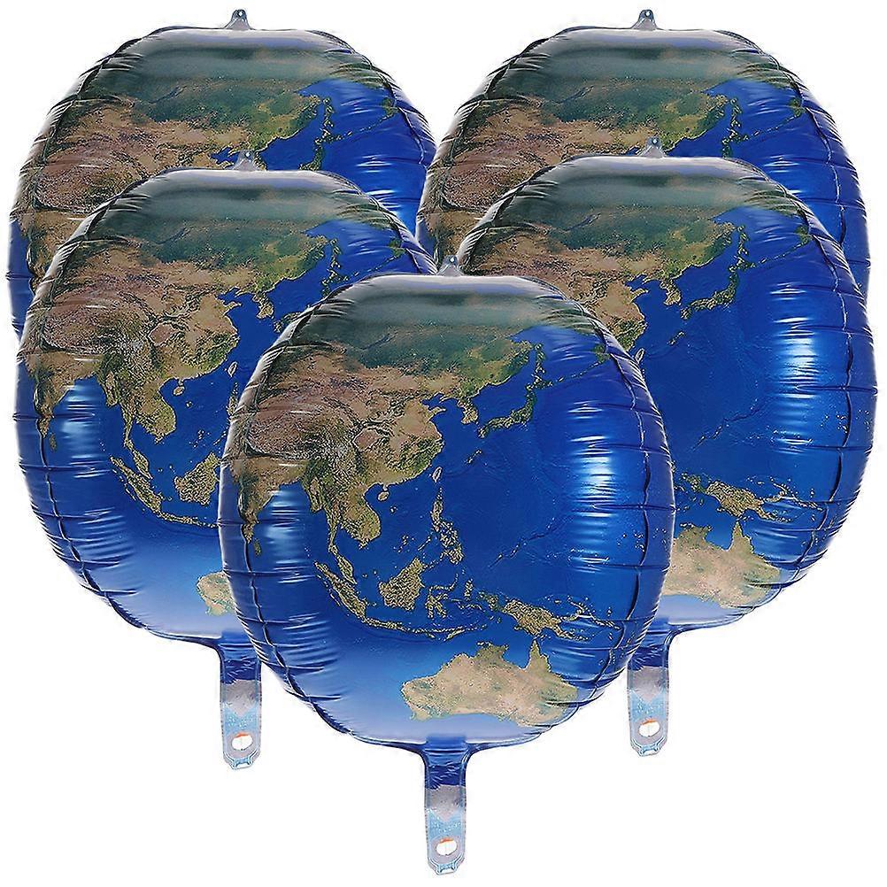 Foil Balloon Large Round Balloons Multi-Colored 22 Inch Inflatable Party Decoration 5Pcs