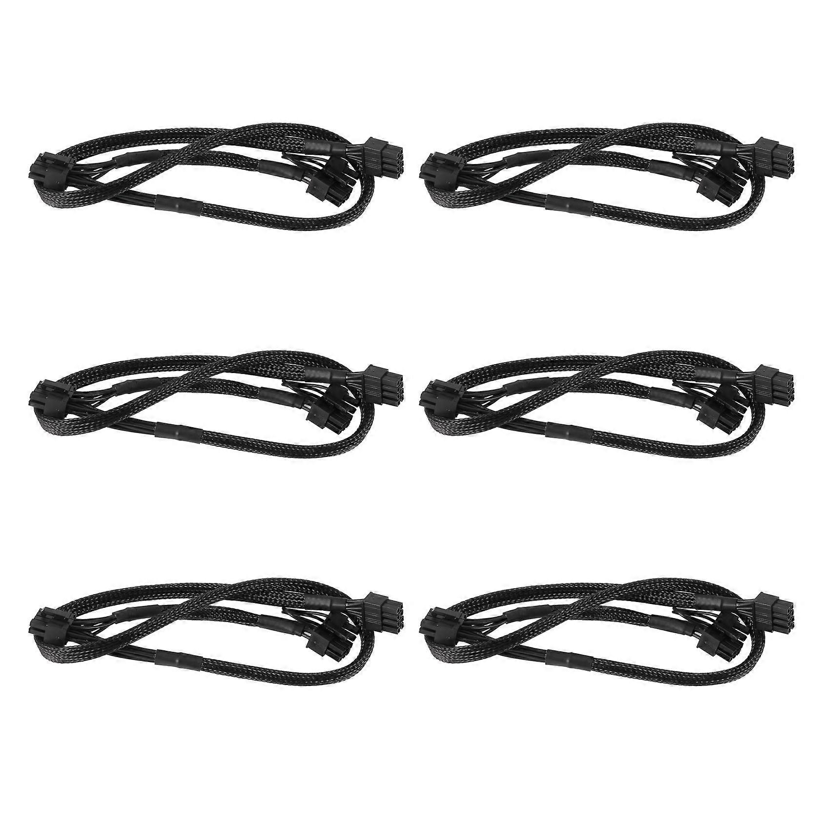 6X PCI-E Dual 8Pin to 8Pin(6+2Pin) Modular Power Supply Cable for RM1000X RM550X 650X 750X 850X