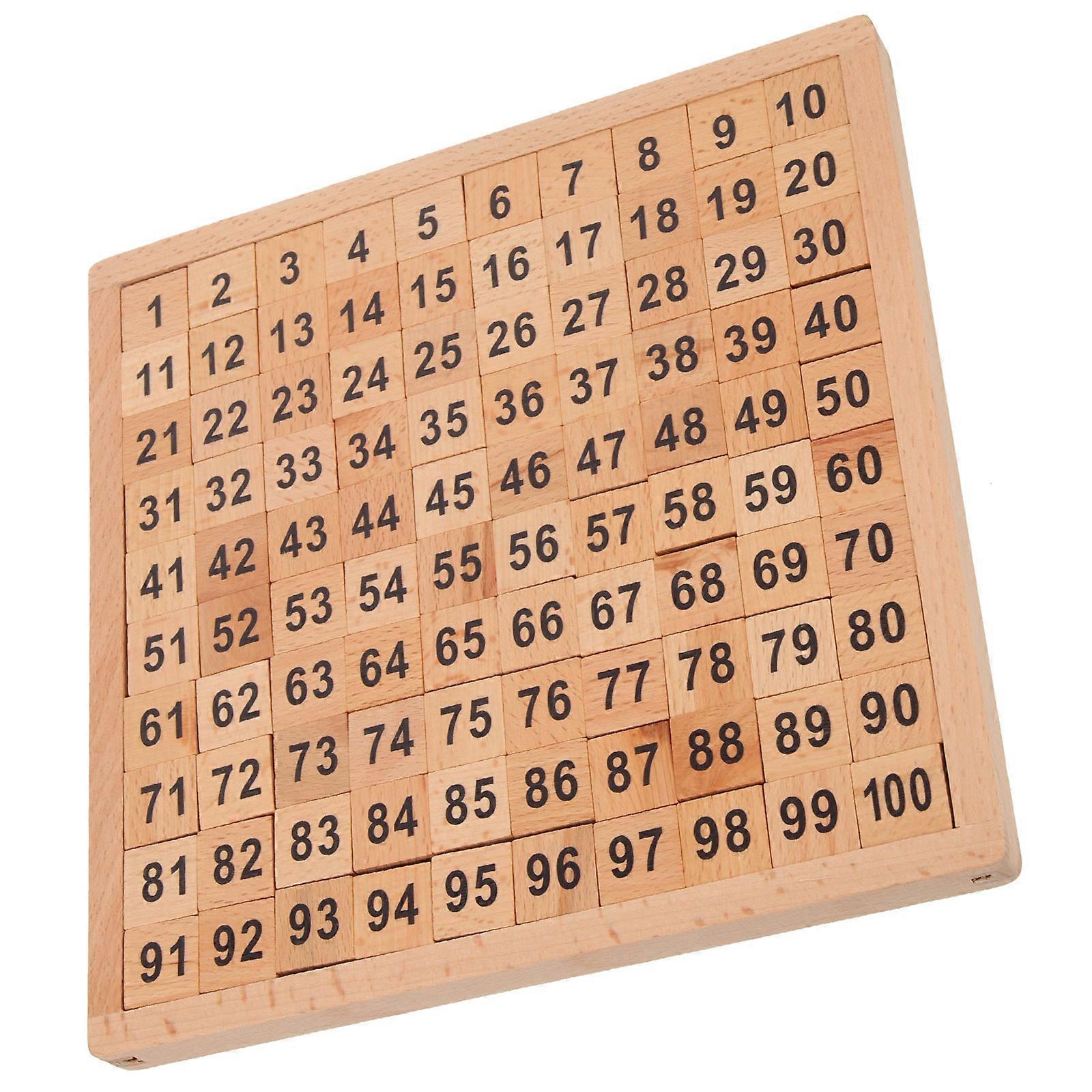 Creative Mathematical Toy for Intellectual Counting 1 Set Math Board Hundred Days Math Game
