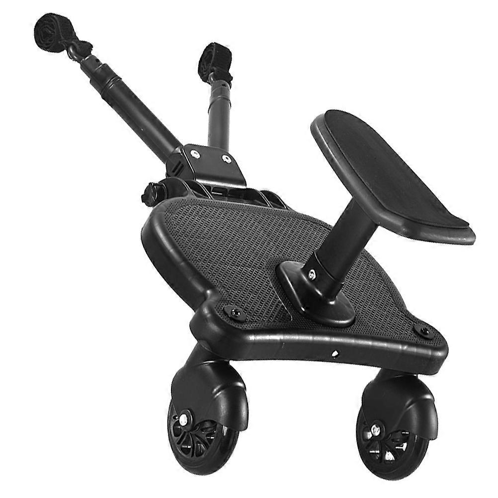 Stroller Pedal Auxiliary Pedal Adapter for Stroller Black Pp Material Nonslip Function 1Pcs