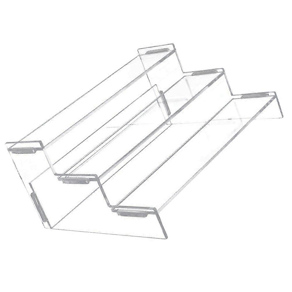Worgeous Clear Acrylic Display Stand Multipurpose Multi Layers Storage Shelf Riser for Retail Store