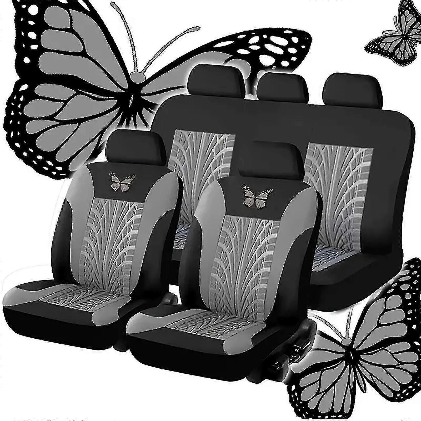 Set mit Autositzbezügen für universelle Passform und gestickte Details