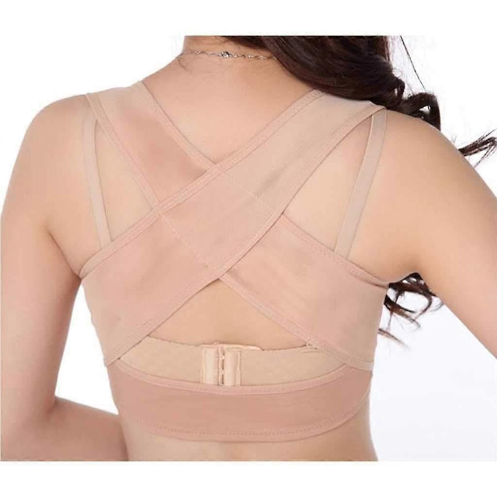 1 Piece Posture Corrector Support Belt Adjustable Back Shoulder Brace Body Support Corrective Belt SXL Good Ref: 6924