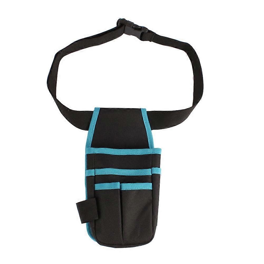Black Oxford Cloth Tool Belt with Suspenders for Carpenters Multipocket and Adjustable Fits Any Body .5 Inches Wide