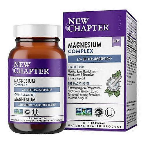 New Chapter Magnesium Complex, 60 Tabs