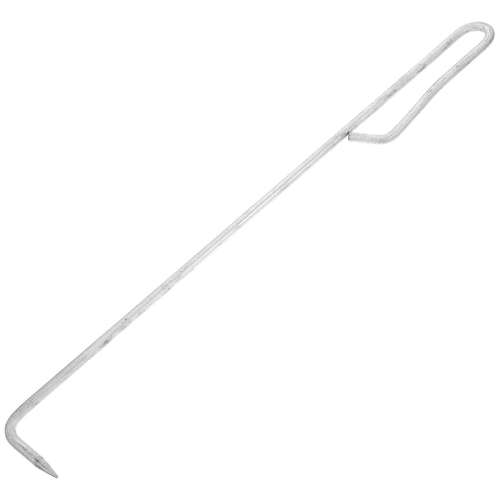 Multifunctional Iron Skimmer Hook For Cleaning Swimming Pools And Roller Shutter Operations In 40.10X3.00X0.50CM Size 1Set