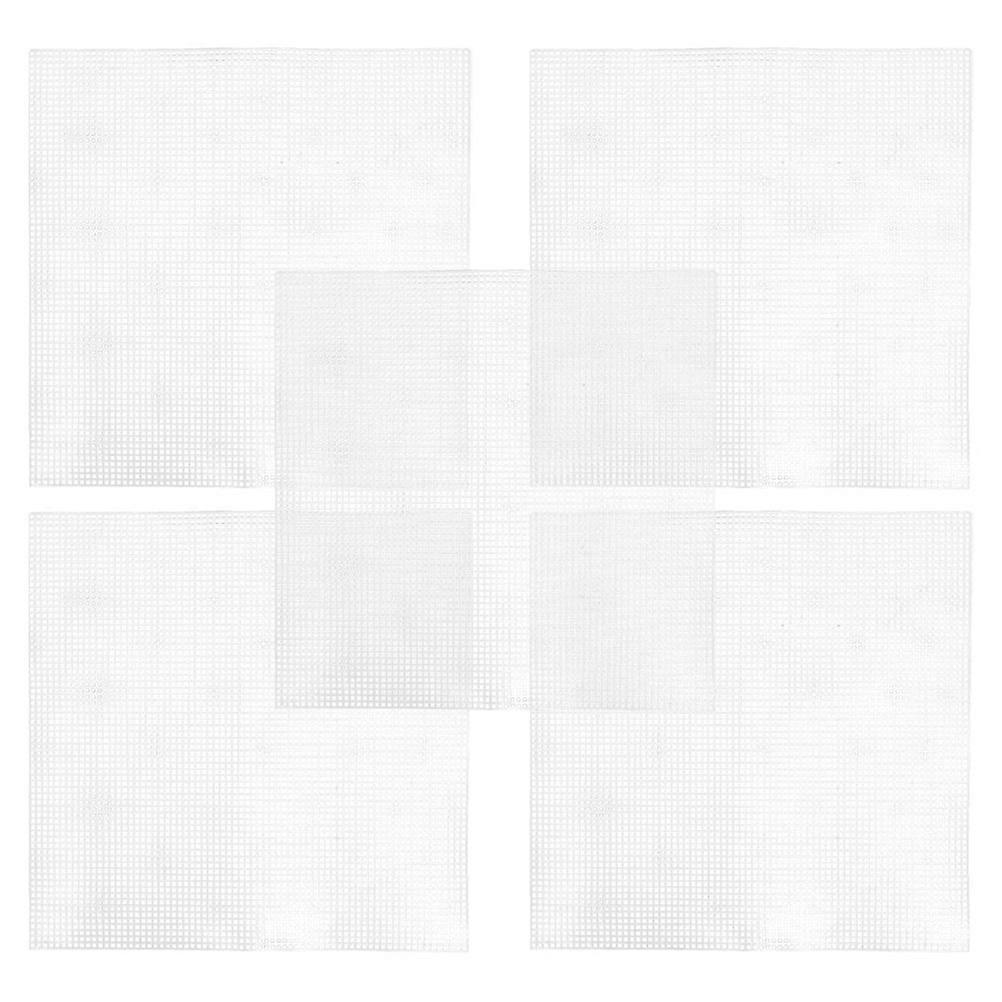 5pcs Flexible Plastic Mesh Sheets for DIY Bag Making, Cuttable Support for Embroidery, Stitching & Craft Projects – Sturdy Material for Handbags and