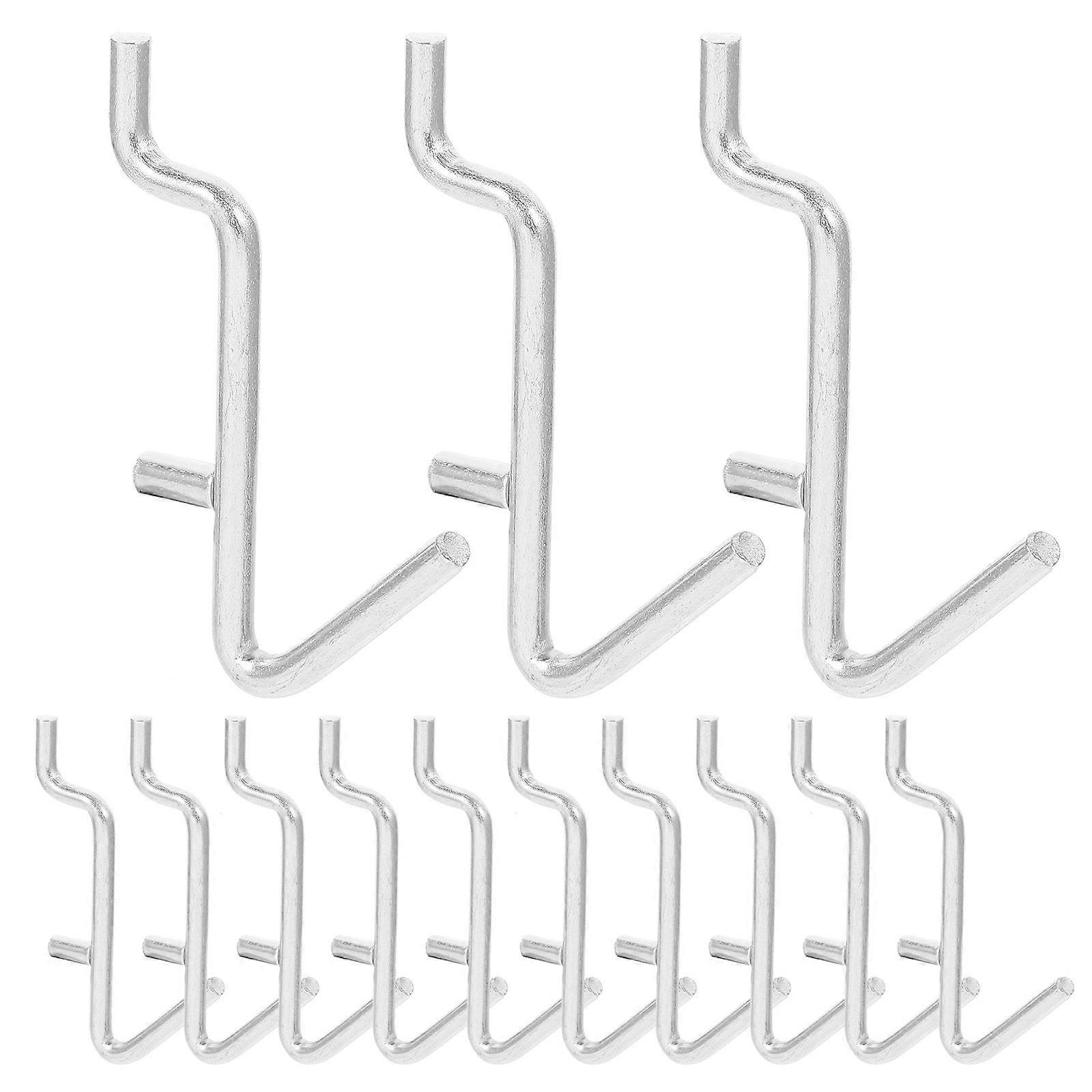 Metal Pegboard Hooks 20Pcs V Shape Hangers For Small Tools Ideal For Home Use With Excellent Storage Capability
