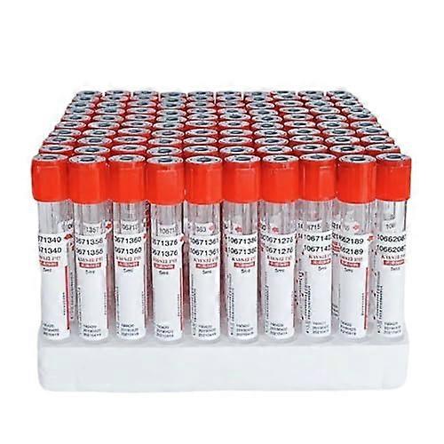 Disposable vacuum blood collection tubes for laboratory use, 5ml plastic for pets.