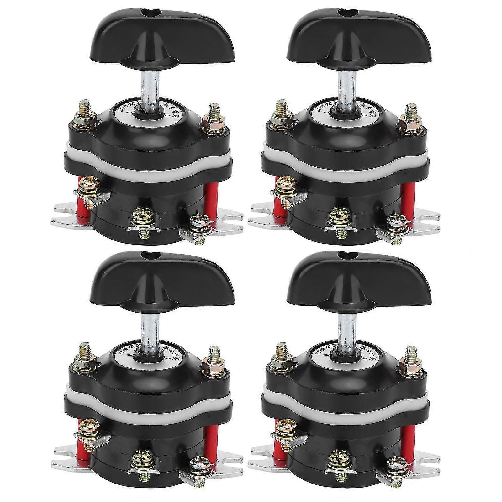 4Pcs Universal Rotary Switch Reverse Combination Switches HZ10D-10/3 220-380V 10A