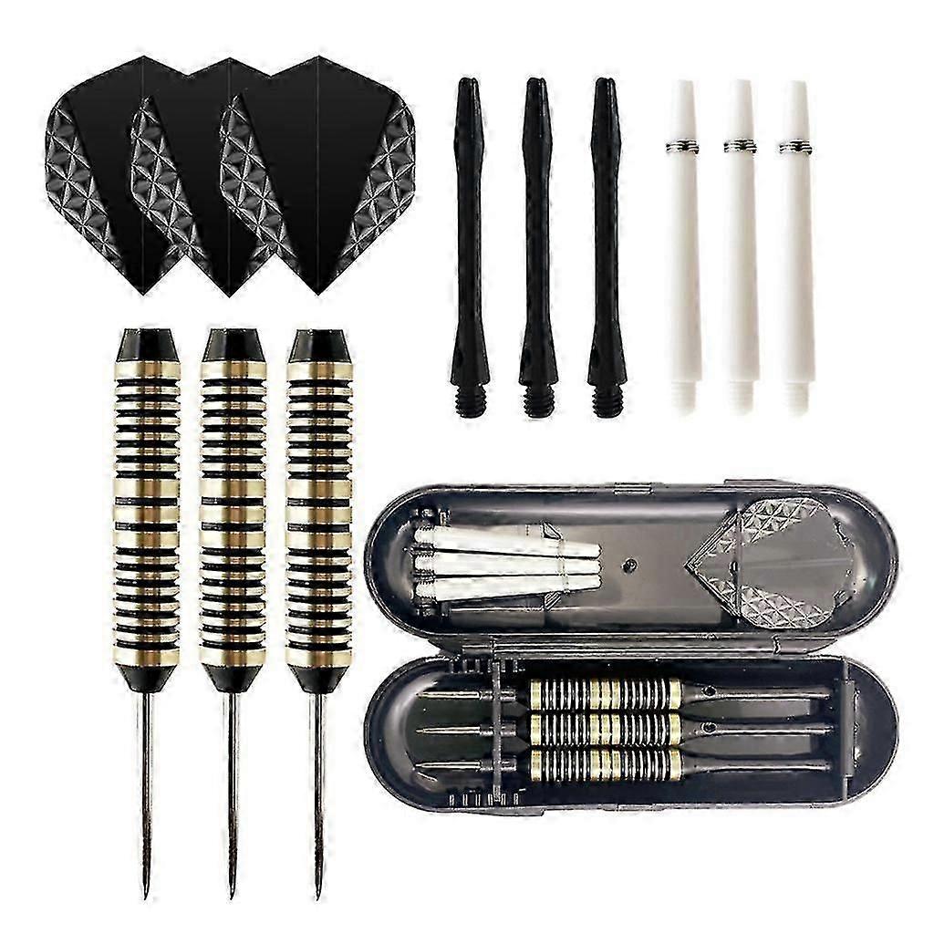 Pub-Grade 24g Tungsten Darts - Complete Set with Aluminium Shafts for UK League Players