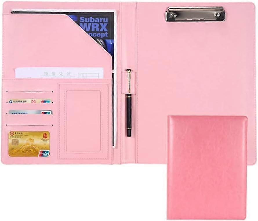 Conference Folder, Document Case, A4 Clipboard, Blue, Writing Pad Holder, Resume Organizer for Interviews, Notepad Folder