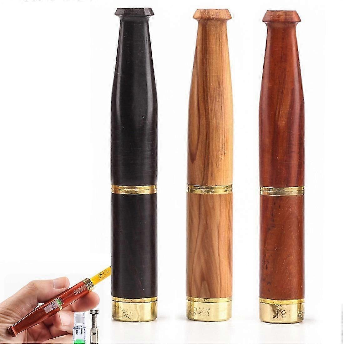 Cigarette Holder 2 Pcs Wooden Cigarette Holder Handmade Vintage Wooden Cigarette Holder Cigarette Filter Is Washabled-
