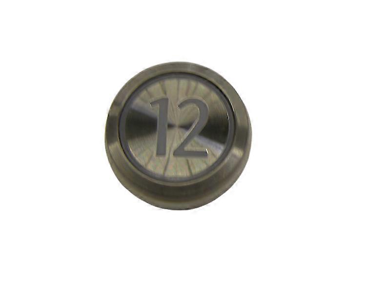 Kone Button 12 红色 LED 齐平白色 Kds 标准 Km863050G005H012