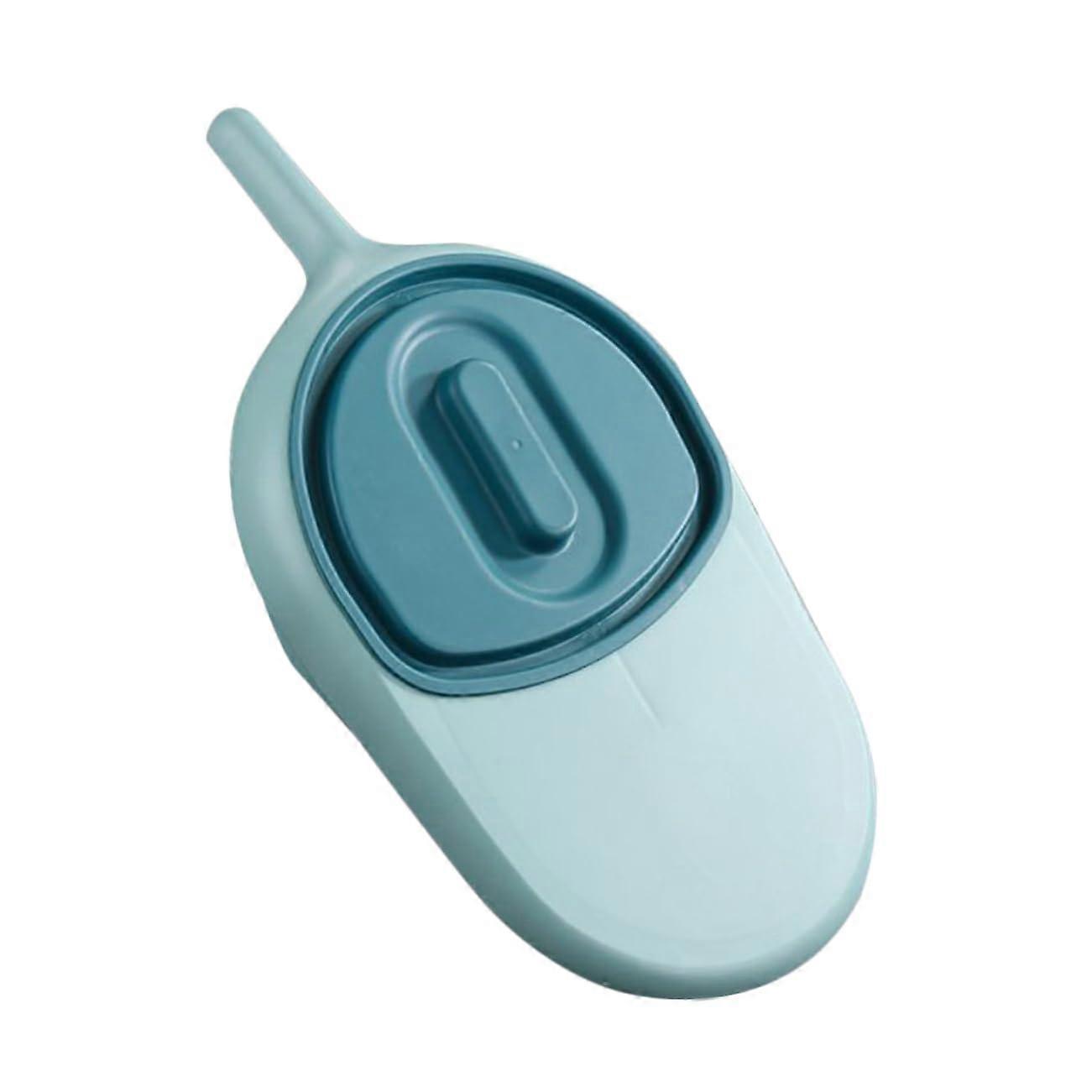 Toilet bed pan with lid for bedridden patients, nursing urinal pot, durable plastic, comfortable, easy to clean for elderly people.
