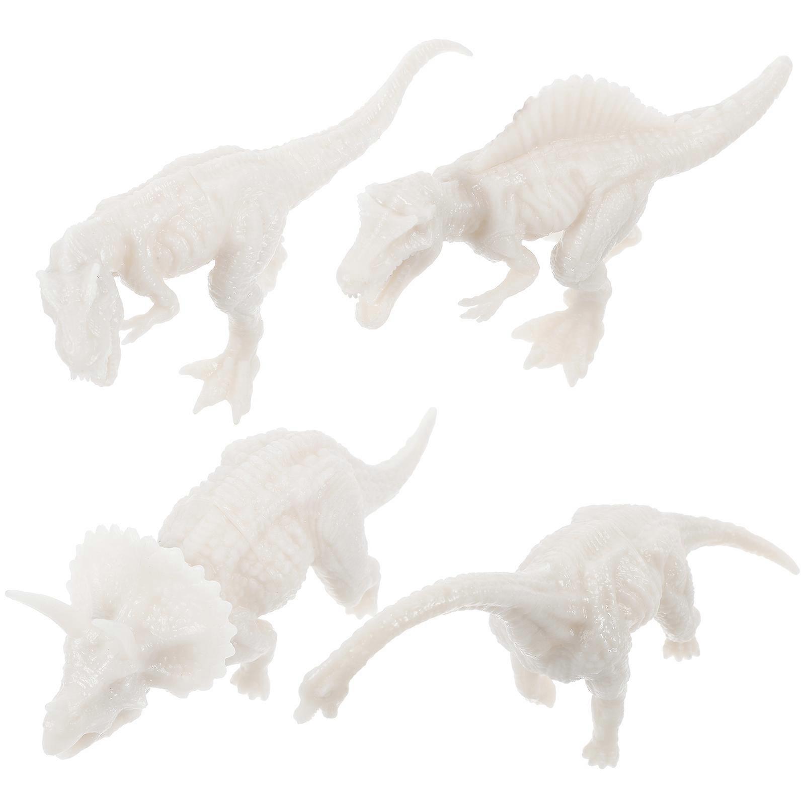 Dinosaur Craft Kit For Kids Gatherings 3D Models 17.5X8X5.5CM Imagination and Creativity Enhancement 4Pcs