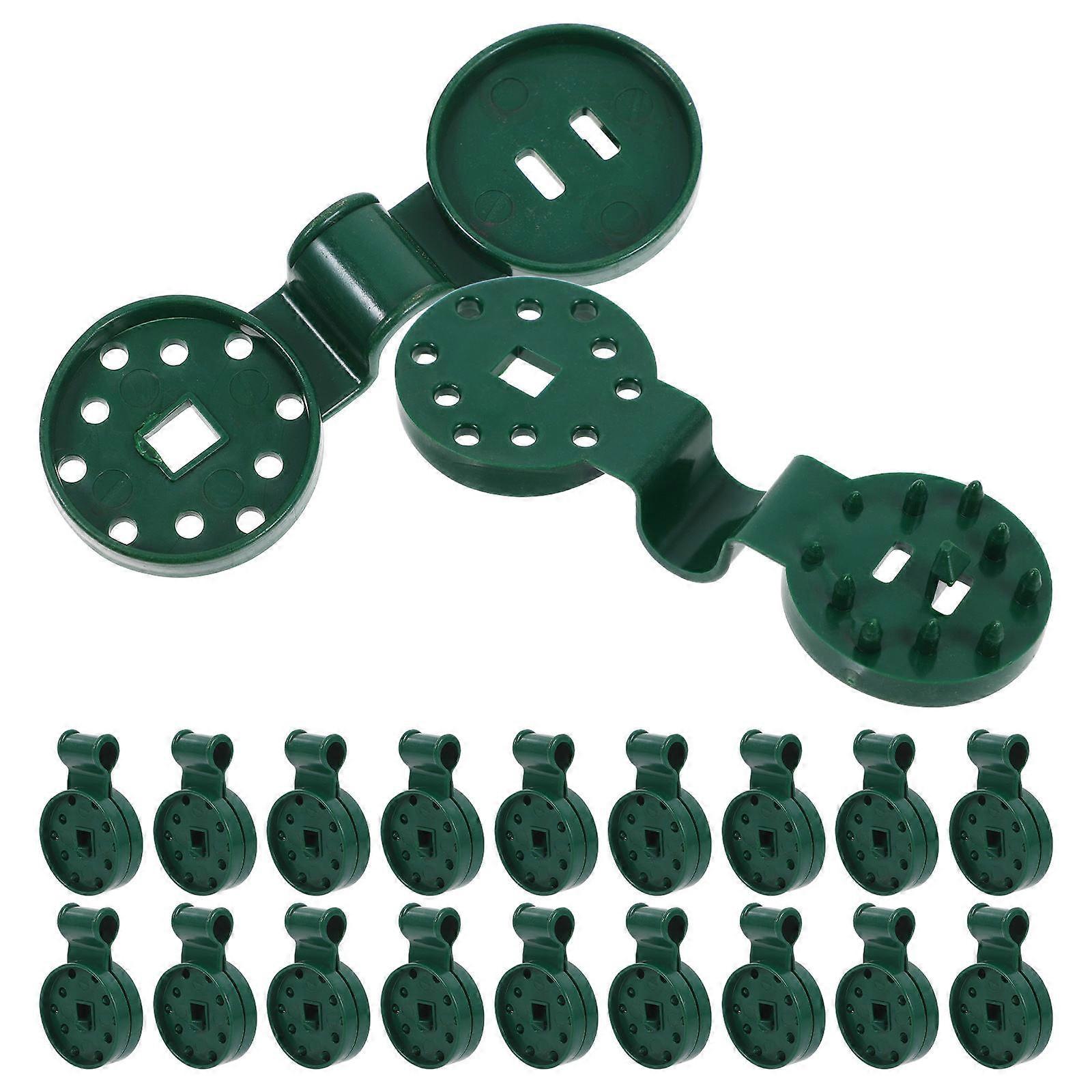 Shade Cloth Clips Heavy-Duty for Gardening 50Pcs Green Weather-Resistant Clamps