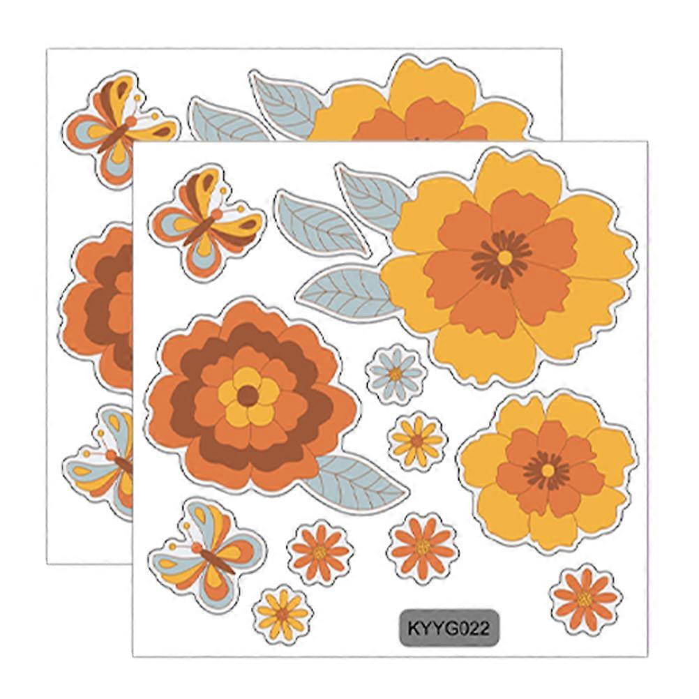 Butterfly Decals For Walls 2 Sets Wall Decoration Assorted Color Glowing In The Dark