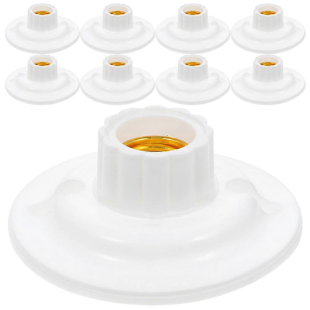 16Pcs Light Bulb Socket Holder Lamp Base Pendant Light Socket