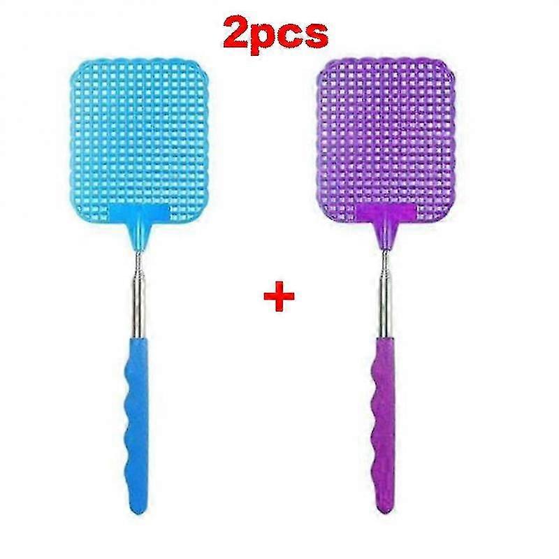 Adjustable Fly Swatters, Telescopic Home Long Handle Flyswatter, Extendable Flapper Insect Killer