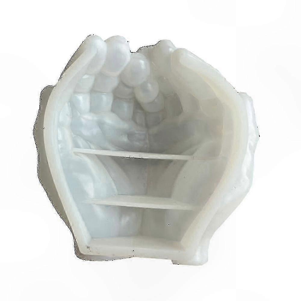 Silicone Hand-Shaped Mold for Epoxy Resin Crafts, Easy Demolding, Durable Design for Decorative Projects
