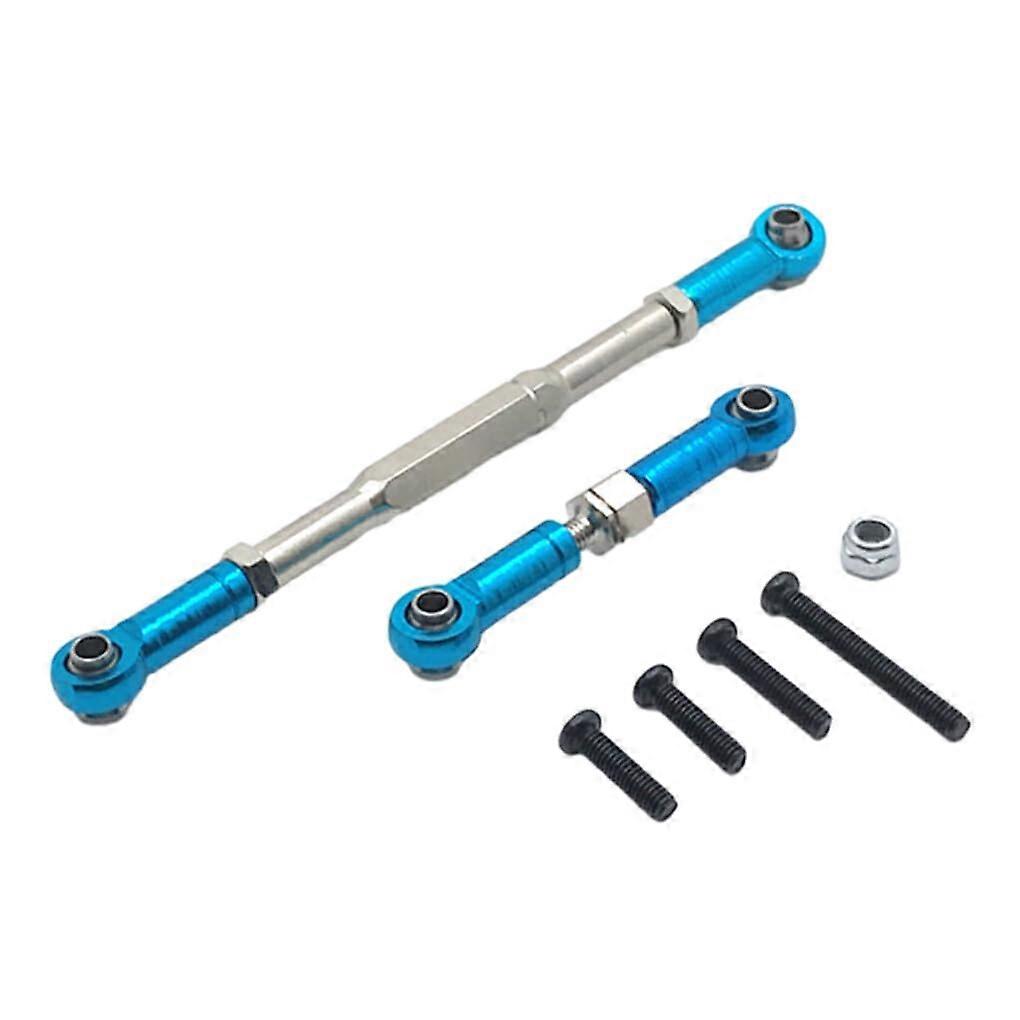 Aluminum Alloy Handlebar for WPL C14 B1 B14 B16 B24 B26 Pull Rod, Compatible with Q61 Q60, Blue Color