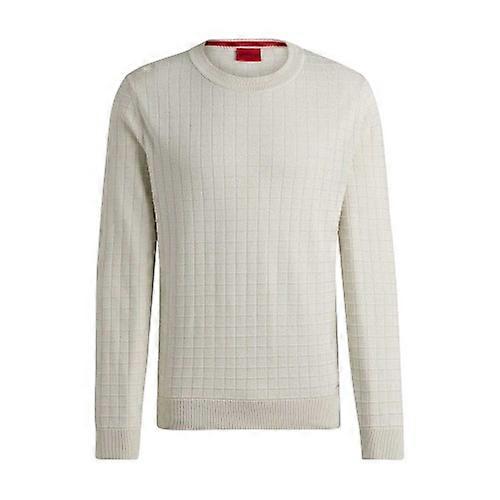 Hugo Mens Scoult Grid Cotton Sweater Top