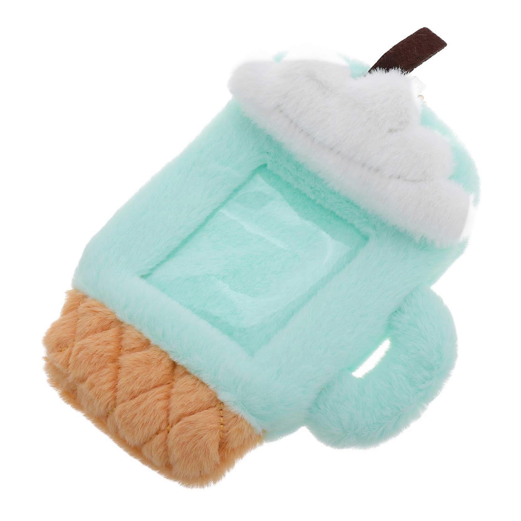Plush Kawaii Card Holder With Multiple Compartments For Coins And Meal Cards, Photo Card Holder, Dirt-Resistant, For School And Travel