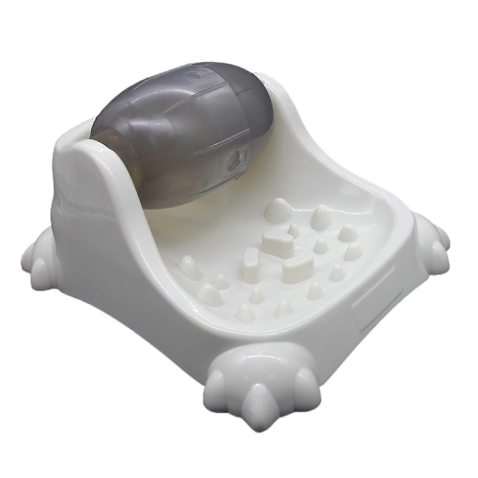 Slow Dog Feeder, Interactive Puzzle Toy For Dogs, Rotating Food Dispenser, Compact Size, Keeps Dogs Engaged