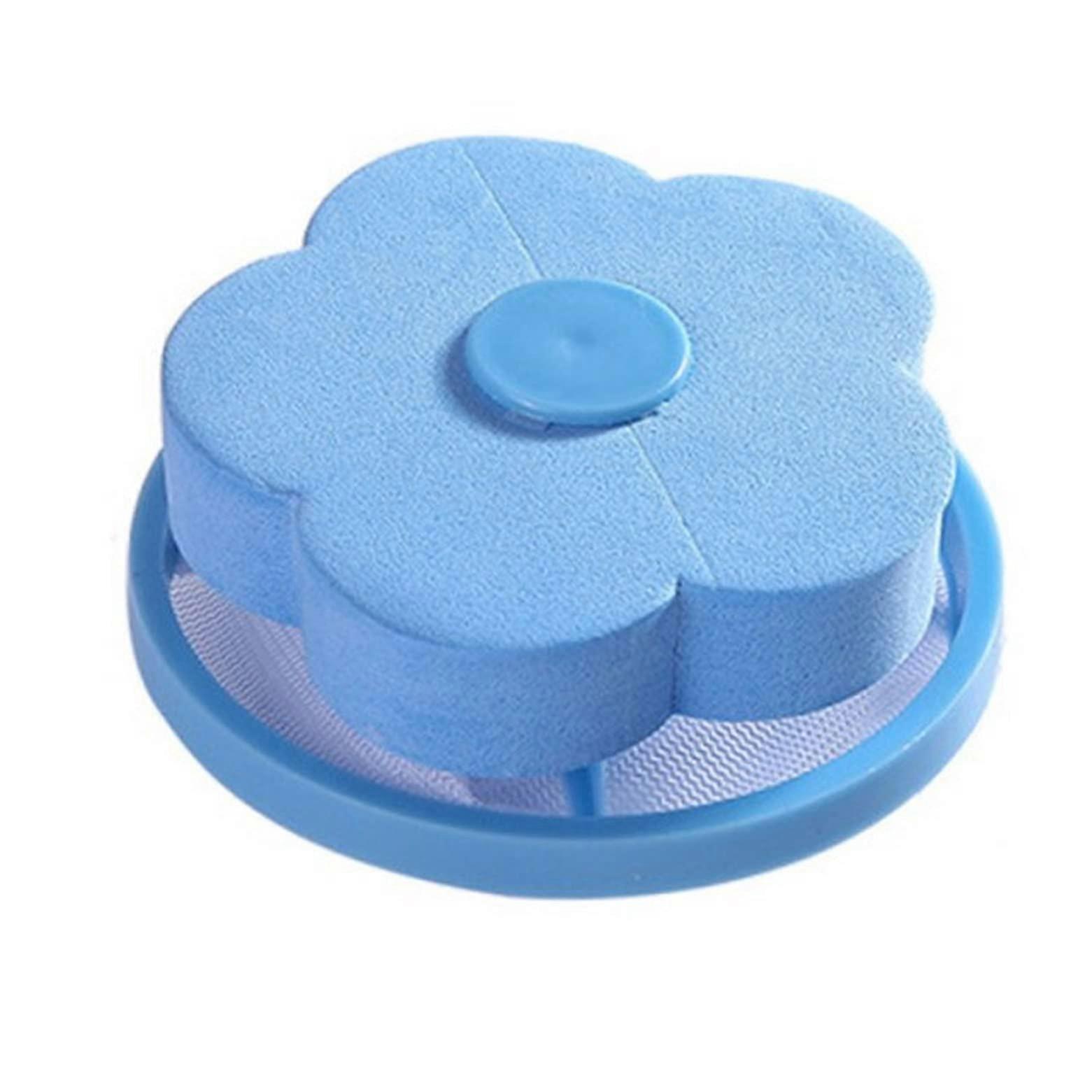 Pet Hair Remover Washing Machine Filter Bag, Lint and Fur Laundry Bag, Reusable, Keeps Laundry Clean Blue