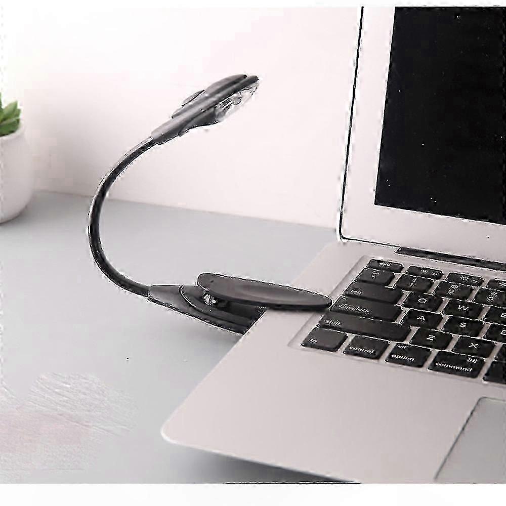 Portable Mini LED Book Light for Reading, Travel, and Study, Adjustable Clip-On Design for Convenient Use