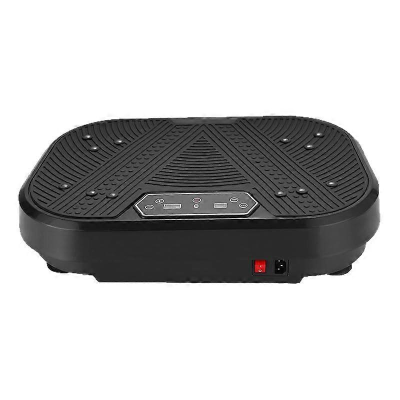 Vibration Platform Exercise Machine, Remote Control, 600 lbs Capacity, Quiet Motor, 53x35x12 cm,Black