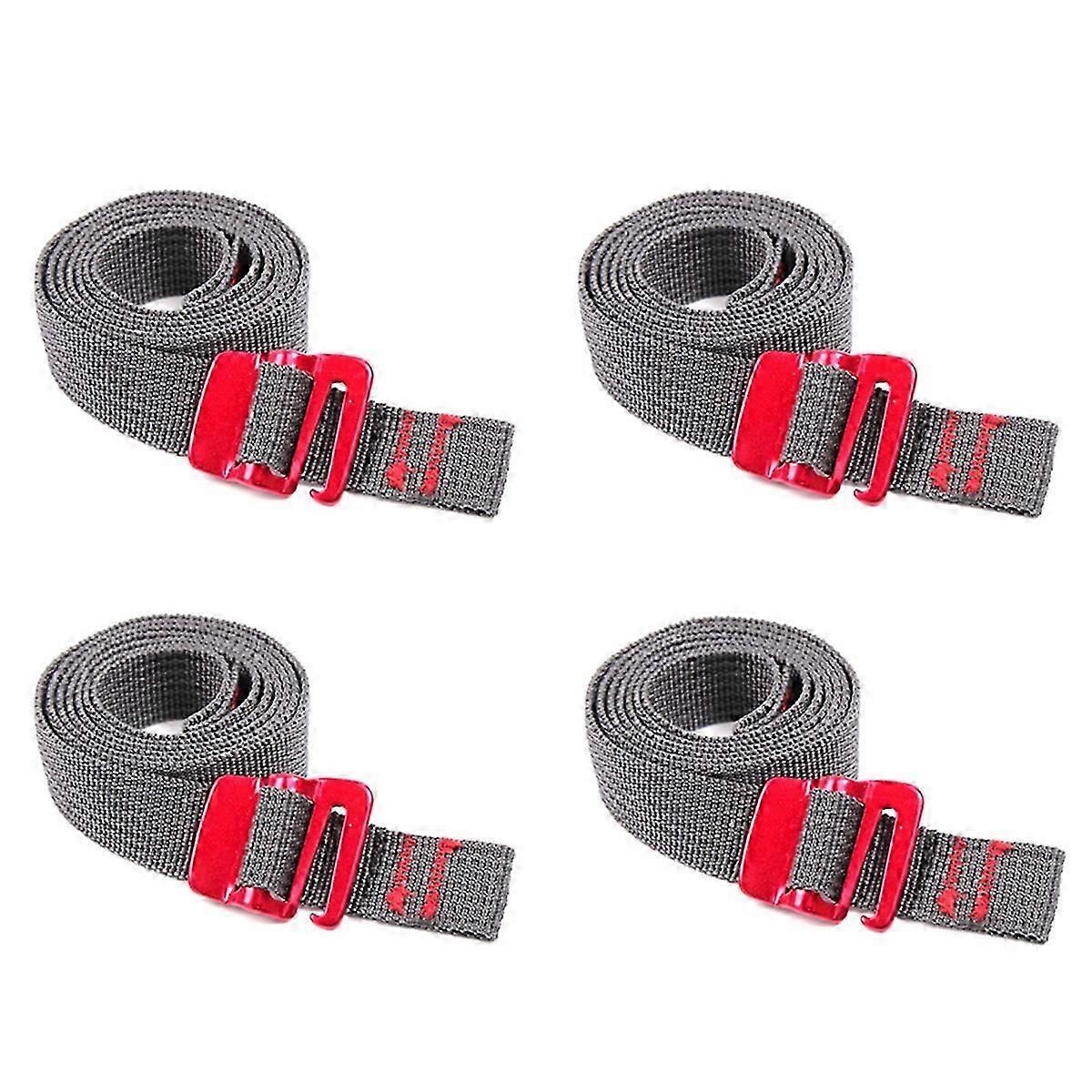 4PCS Escursionismo Arrampicata Cinture di Tensione Fibbia Tie-Down 1.4M Cintura Cinghie di Carico Cavo Nastro Corda di Nylon con