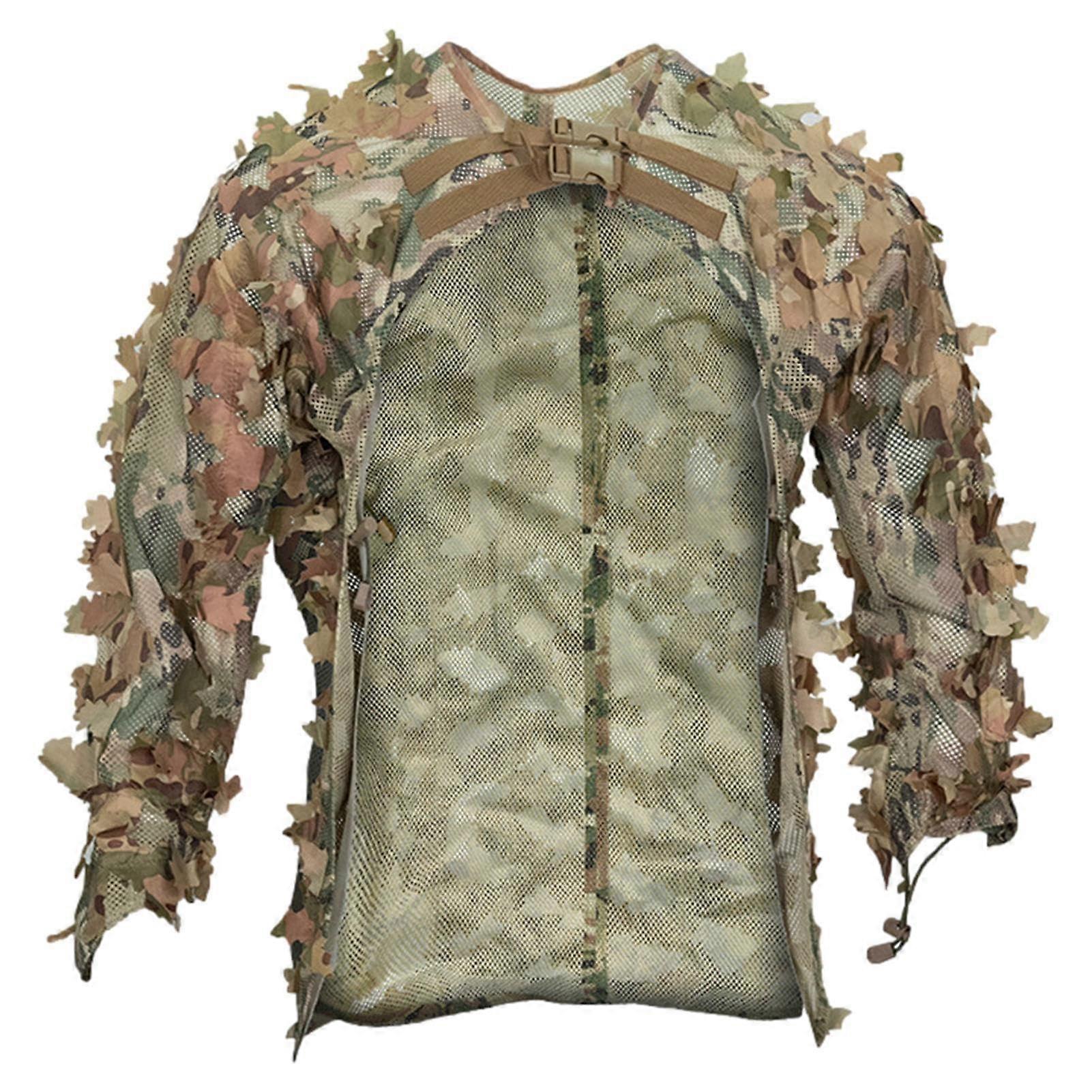Ghillie Suit Breathable Hunting Clothing 3D Camouflage For Wildlife Photography Paintball Men Hunters Snipers