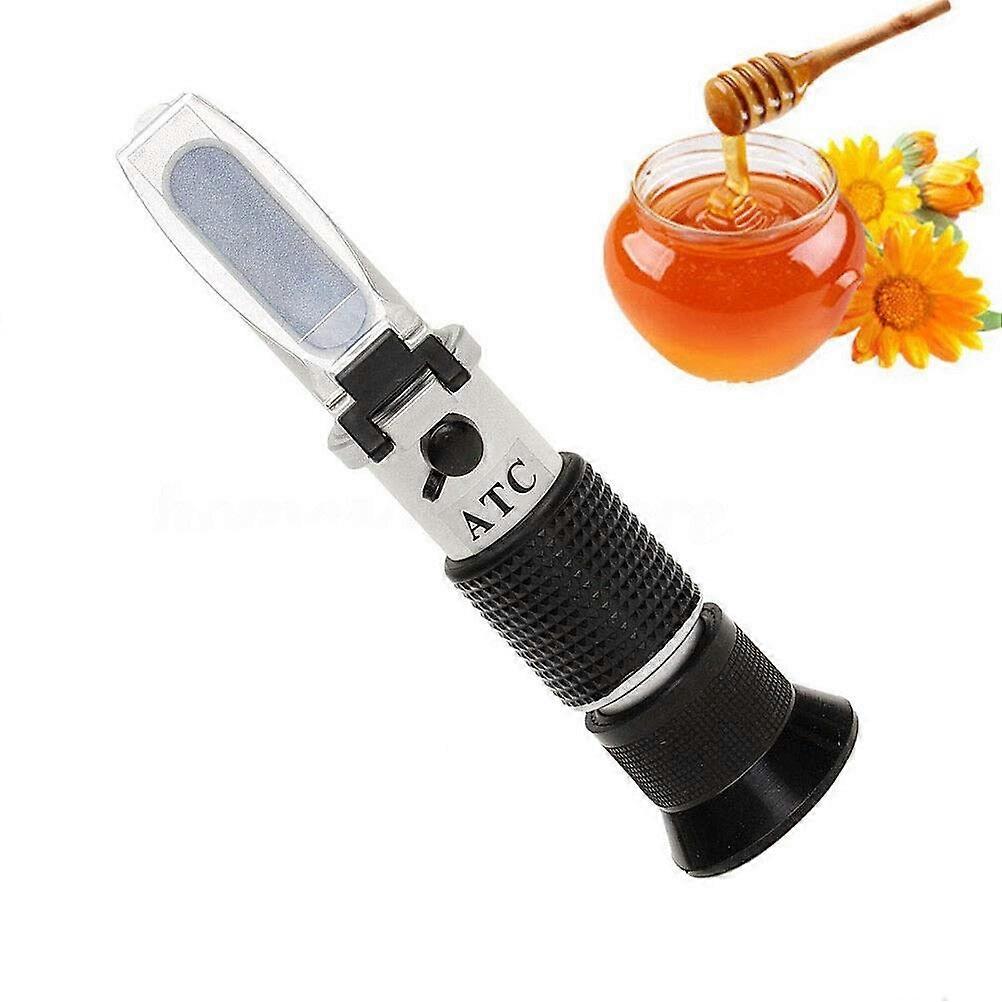 Honey Refractometer, Brix, Baume and Water Moisture 3in1 Tester with ATC