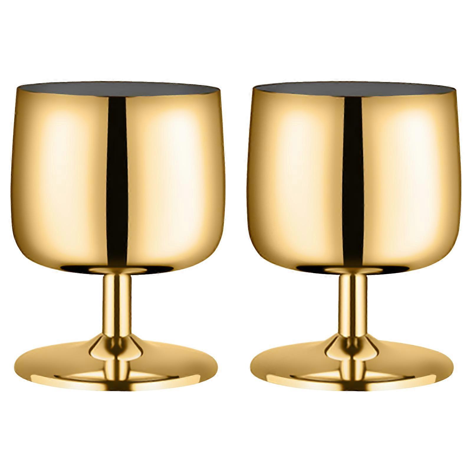 Unbreakable Metal Wine Tumblers Home Bar Shatterproof Metal Drinkware for Outdoor Patios Evenings