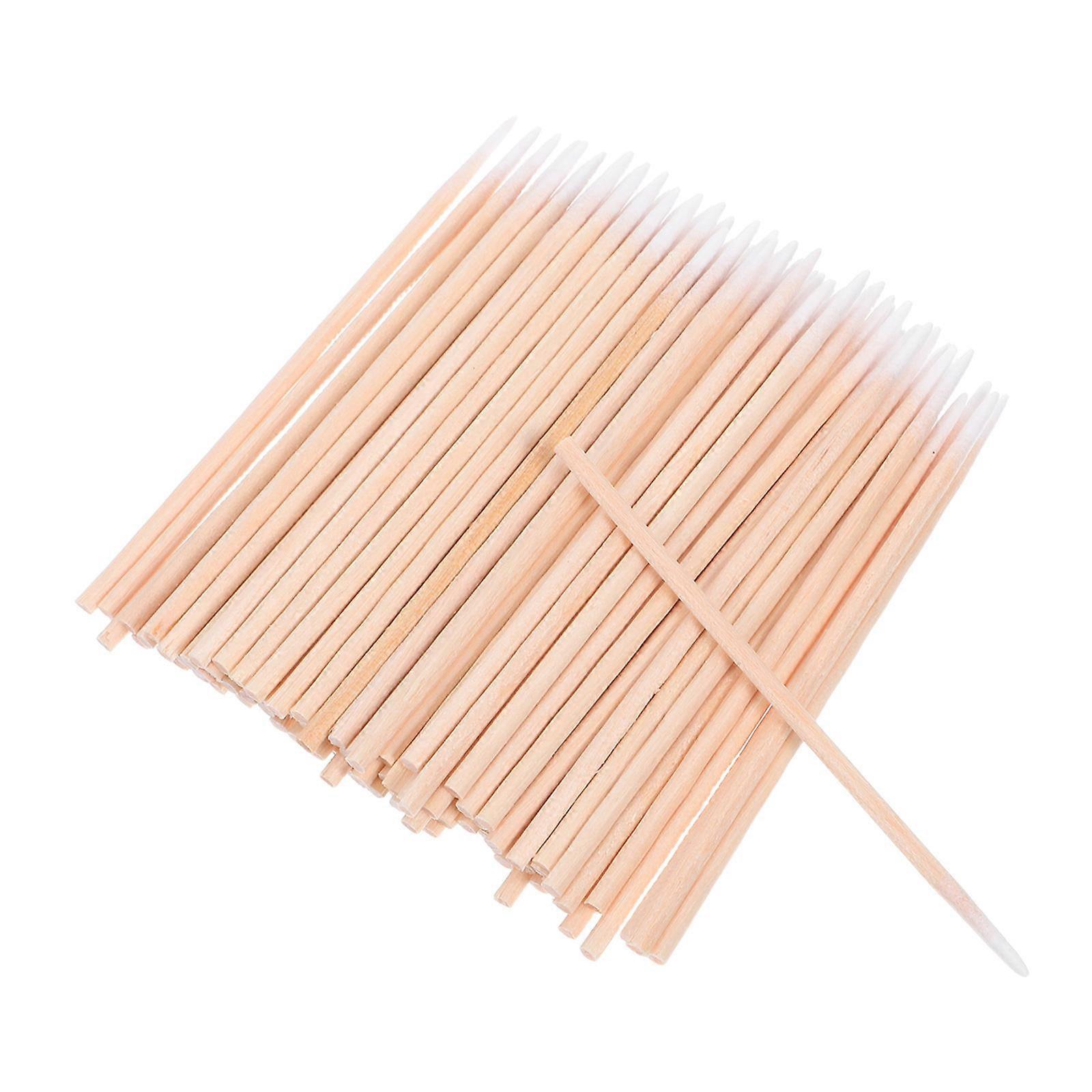 Bamboo Toothpicks 1200 Pcs Disposable Lightweight For Makeup Application Outdoor Activities 7x0.1x0.1cm Light Brown