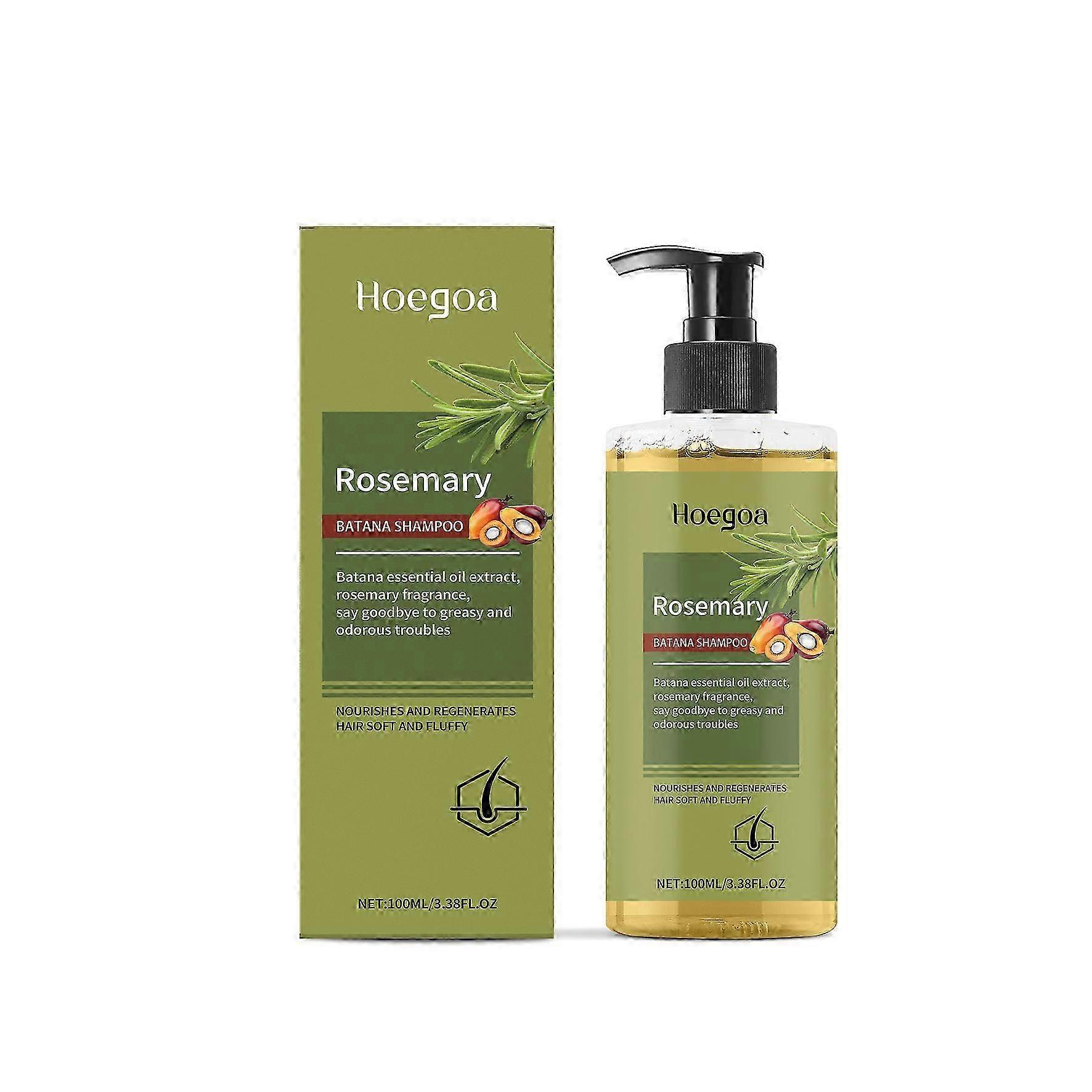 Hoegoa Rosemary Shampoo Moisturizes and Cleanses the Scalp, Strengthens and Reduces Hair Discomfort Shampoo
