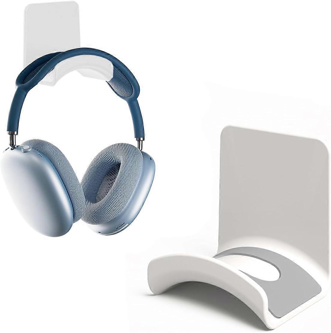 Headphone Stand,Under Desk Headset Wall Mount with Strong Adhesive Hook