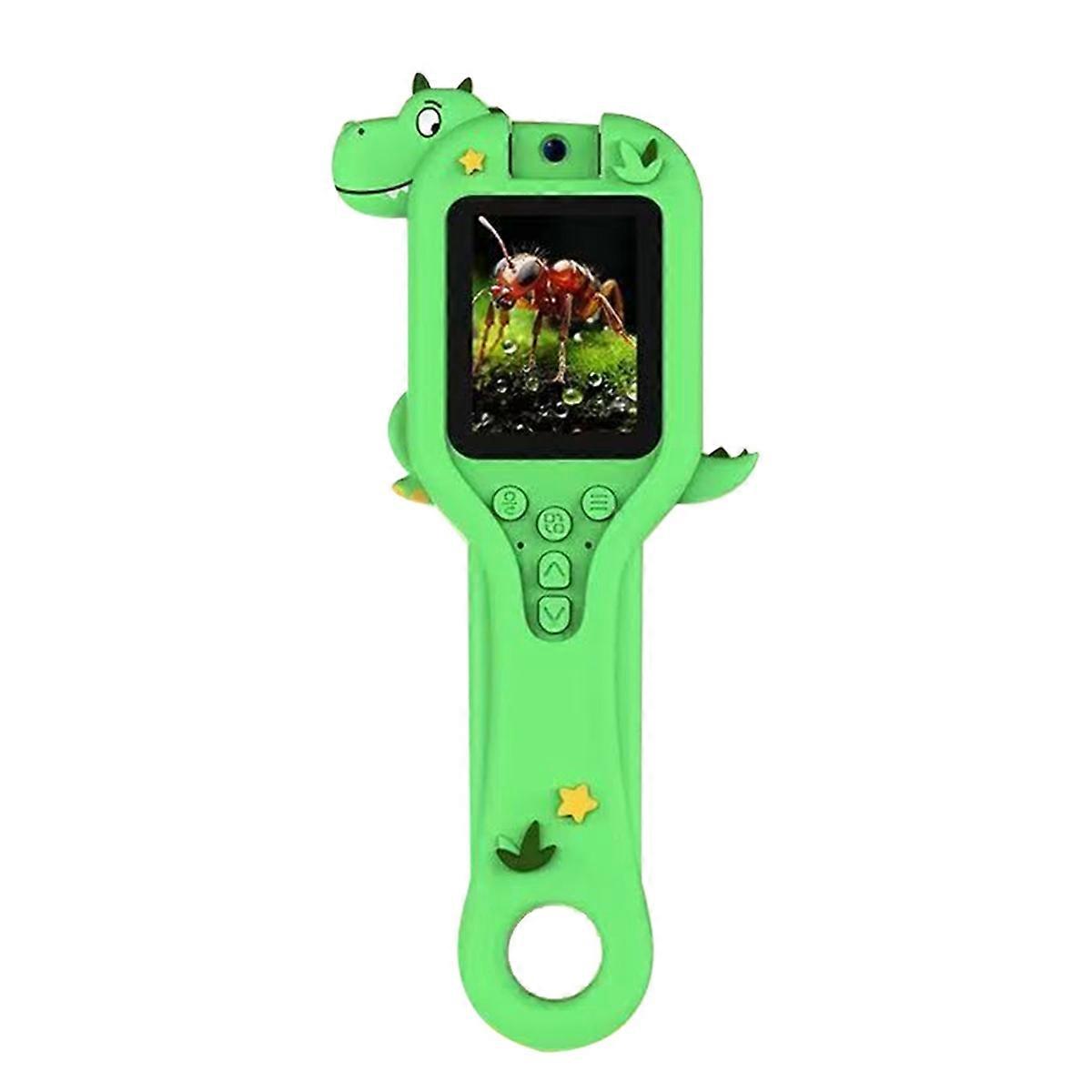Children Electron Microscope Handheld 500x Magnifying Green